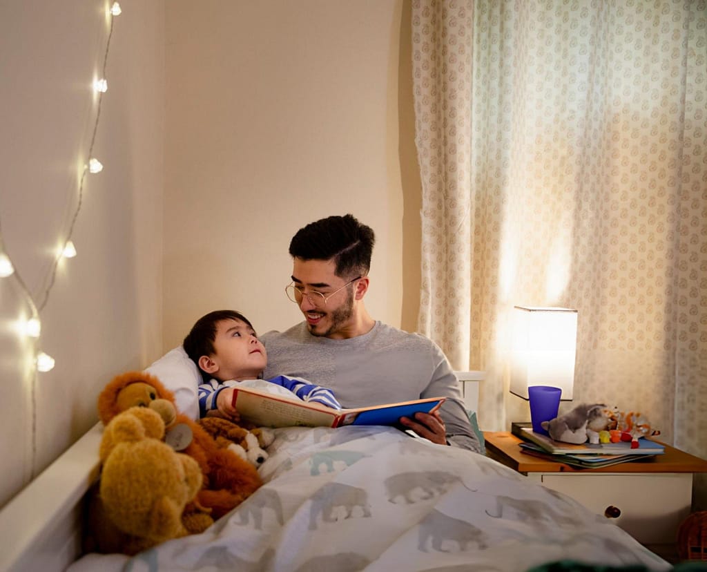 alt=how to create a relaxing bedtime routine